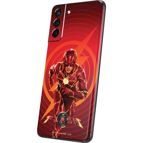 DC Comics The Flash Movie: Flash in Motion Galaxy S21 Plus 5G Skin